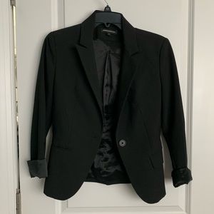 Express studio black suit jacket